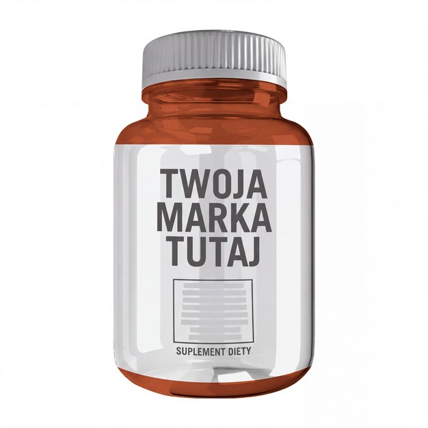 Państwa marka — brązowa butelka Brązowa butelka z tabletkami Private Label — tu Państwa marka