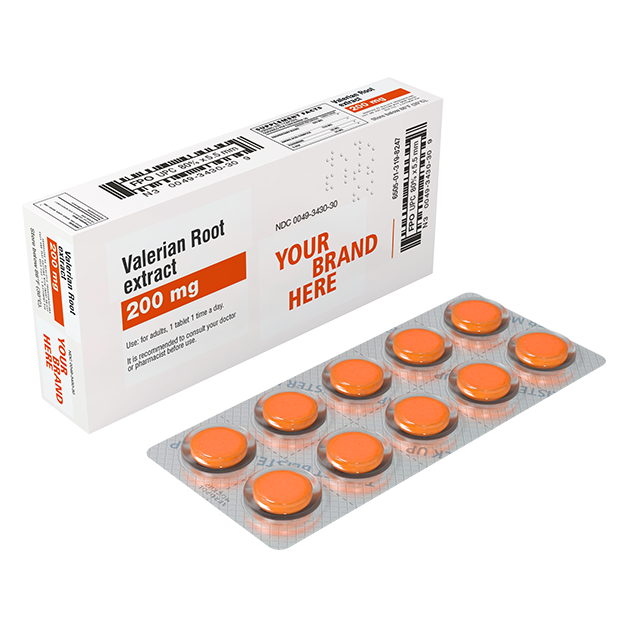 Your brand — blister pack Private label blister pack — your brand here
