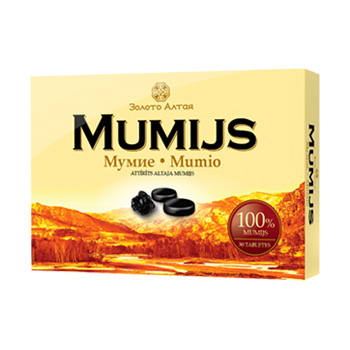 Mumio – private label supplement packaging example
