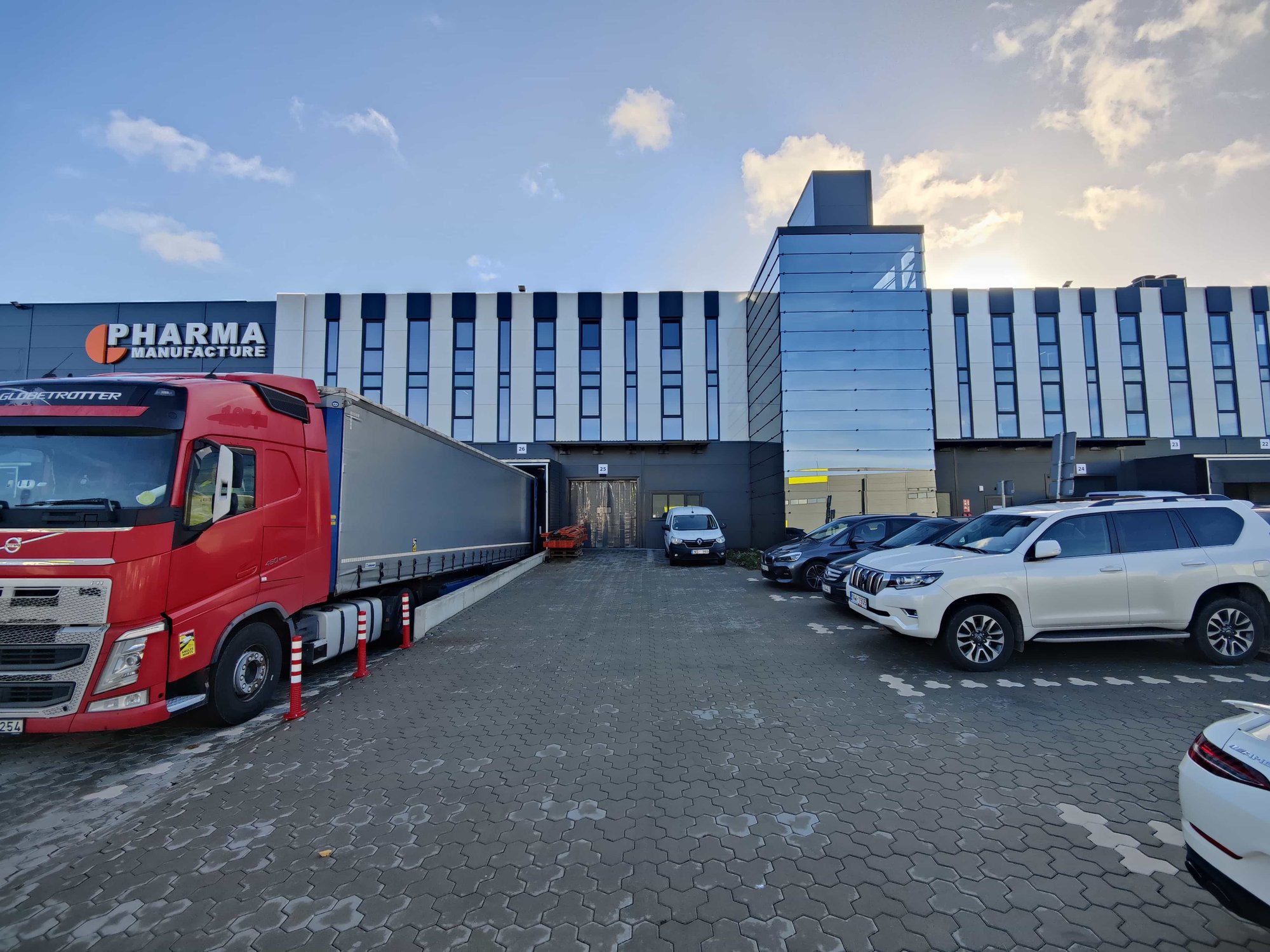 Pharma Manufacture office and manufacturing site in Latvia Pharma Manufacture food supplement manufacturing site in Mārupe, Latvia