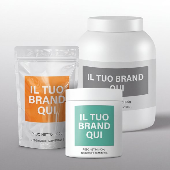 Polvere per integratori sportivi private label Doypack di proteine del siero del latte private label — integratori sportivi