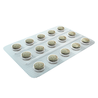 Tablets in blister packing Food supplement tablets in blister packing